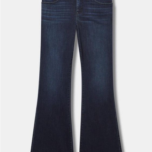 Torrid Bombshell Flare High-Rise Jean 14 XT color: new moon - Picture 5 of 5